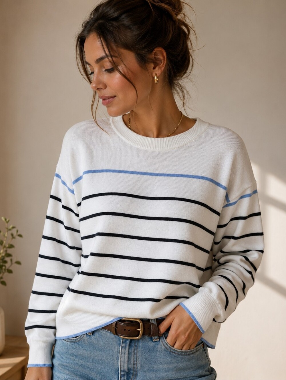 Scotch & Soda Amsterdam (159$) | Striped Knit Sweater, Size S